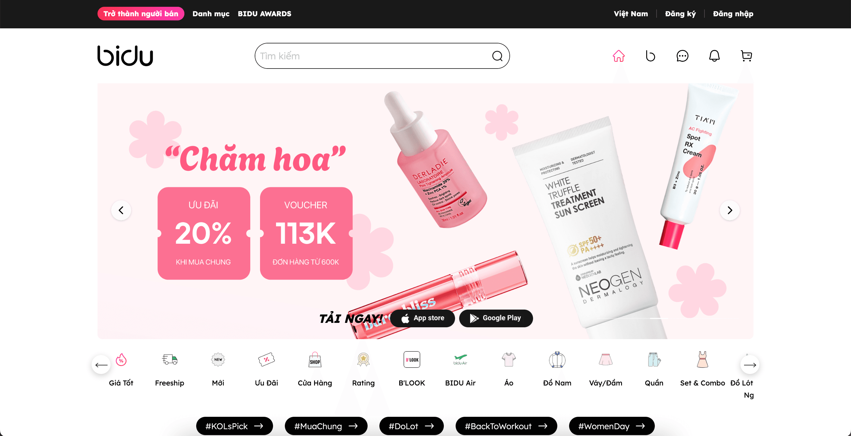 BIDU - Fashion & Beauty Shopping Application